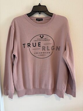 True Religion 2002 Blush Pink Crewneck sweatshirt